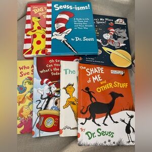 Lot of 7 Dr. Seuss Learning Library Hardcover Books MIX